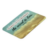 Sophocles Inspirerend Quote "Love" Flexible Magneet (Linkerzijde)