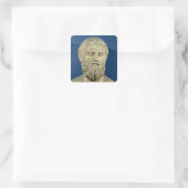 Sophocles Vierkante Sticker (Tas)