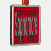 Sophomore Extraordinaire Metalen Ornament (Rechts)
