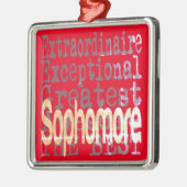 Sophomore Extraordinaire Metalen Ornament (Links)