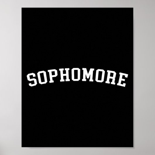 Sophomore Poster (Voorkant)