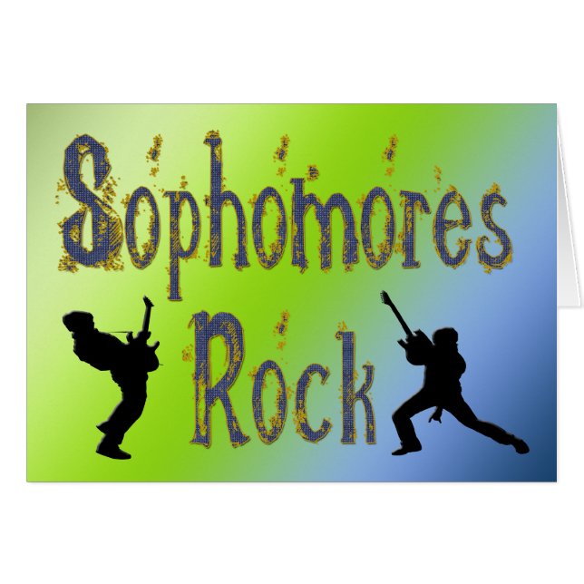 Sophomores Rock - Guitar Players (Voorkant Horizontaal)