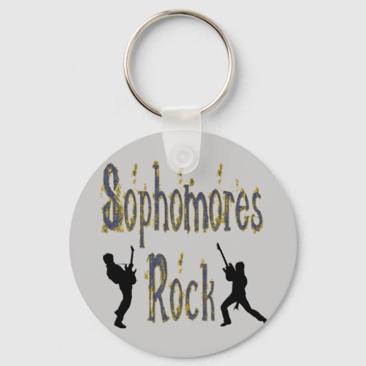 Sophomores Rock - Guitar Players Sleutelhanger (Voorkant)