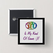 Sopio Fan Badge Vierkante Button 5,1 Cm (Voorkant /achterkant)