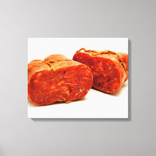 Soppressata di Calabria Canvas Afdruk (Voorkant)