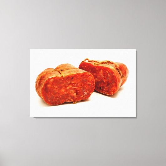 Soppressata di Calabria Canvas Afdruk (Voorkant)