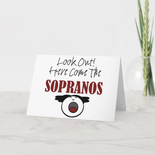 sopraan kaart (Voorkant)