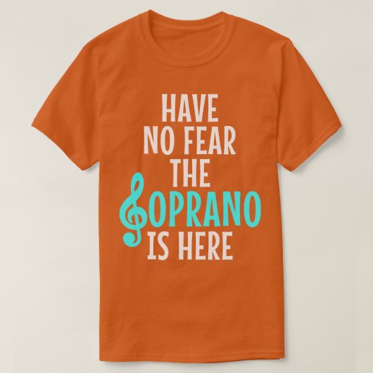 sopraankoor zingt t-shirt (Design voorkant)