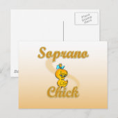 Soprano Chick Briefkaart (Voorkant / Achterkant)