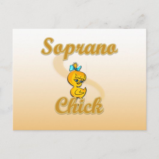 Soprano Chick Briefkaart (Voorkant)