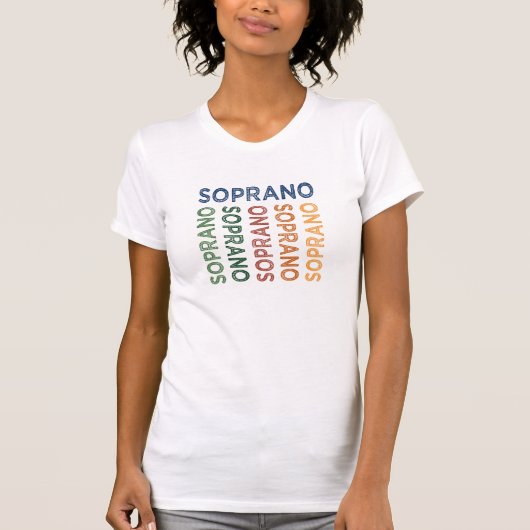 Soprano Colorful T-shirt (Voorkant)