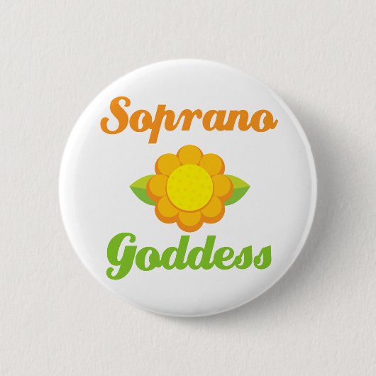 Soprano Goddess Ronde Button 5,7 Cm (Voorkant)