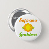 Soprano Goddess Ronde Button 5,7 Cm (Voorkant /achterkant)