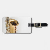 Soprano Saxophone Bagagelabel (Voorkant horizontaal)