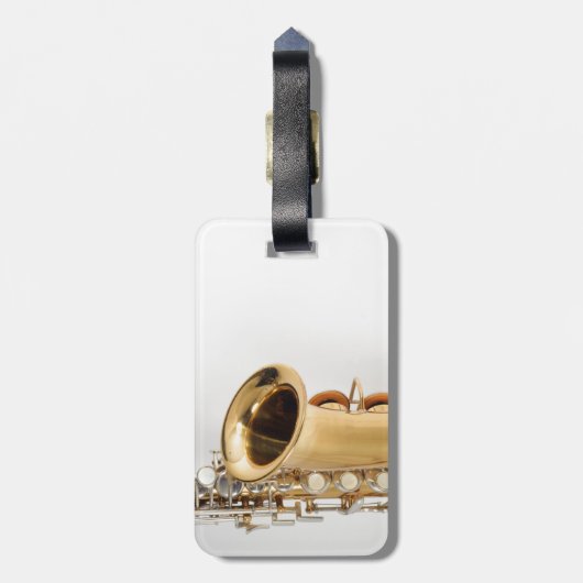 Soprano Saxophone Bagagelabel (Achterkant verticaal)