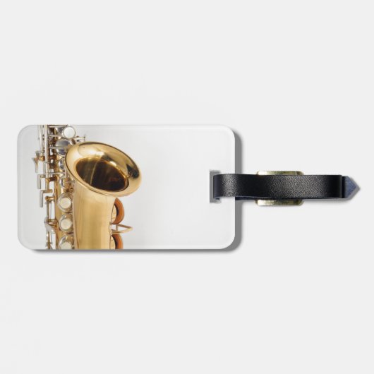 Soprano Saxophone Bagagelabel (Achterkant horizontaal)