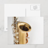 Soprano Saxophone Briefkaart (Voorkant / Achterkant)