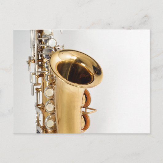Soprano Saxophone Briefkaart (Voorkant)