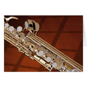 Soprano Saxophone op goud
