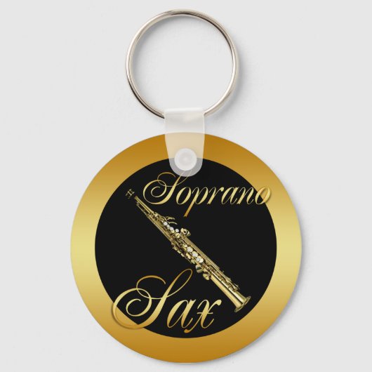 SOPRANO SAXOPHONE SLEUTELHANGER (Voorkant)