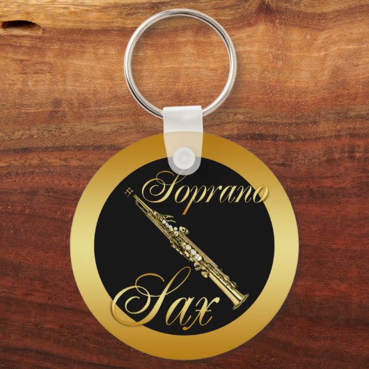 SOPRANO SAXOPHONE SLEUTELHANGER (Voorkant)