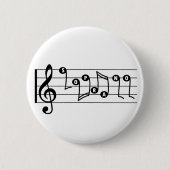 Soprano Singer Musical Button (Voorkant)