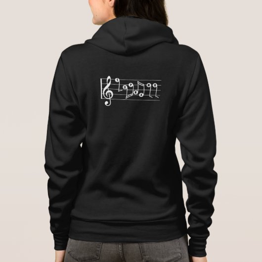 Soprano Singer Musical Hoodie (Achterkant)