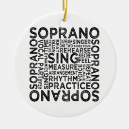 Soprano Typografie Keramisch Ornament