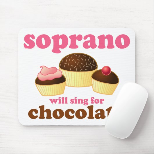 Soprano zal Sing for Chocolate Muismat (Met muis)