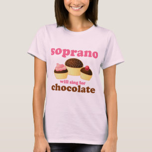 Soprano zal Sing for Chocolate T-shirt
