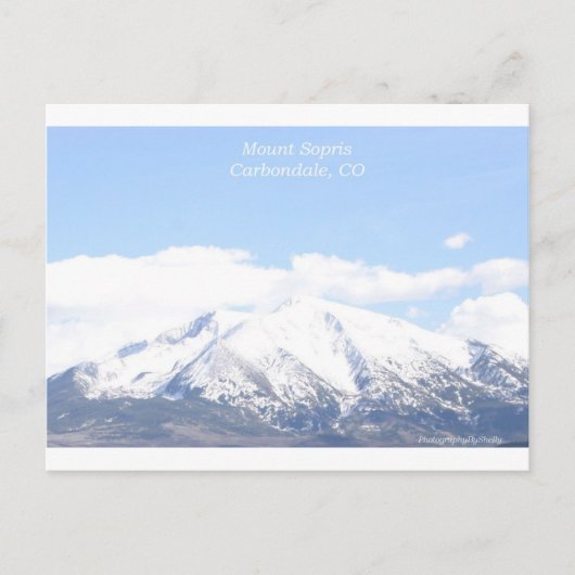 Sopris Carobligale monteren, CO Briefkaart (Voorkant)