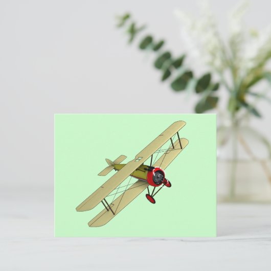 Sopwith Camel Biplane Briefkaart (Staand voorkant)