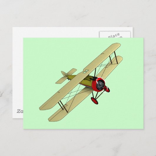 Sopwith Camel Biplane Briefkaart (Voorkant / Achterkant)