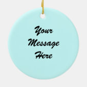 Sopwith Camel Biplane Keramisch Ornament (Achterkant)