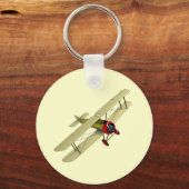 Sopwith Camel Biplane Sleutelhanger (Voorkant)