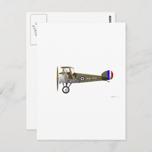 Sopwith Camel Briefkaart (Voorkant / Achterkant)