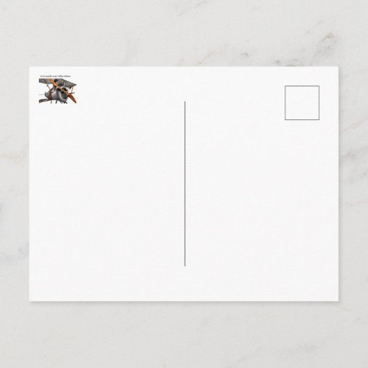 Sopwith Camel Briefkaart (Achterkant)