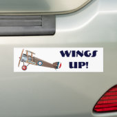 Sopwith Camel Bumpersticker (Op auto)