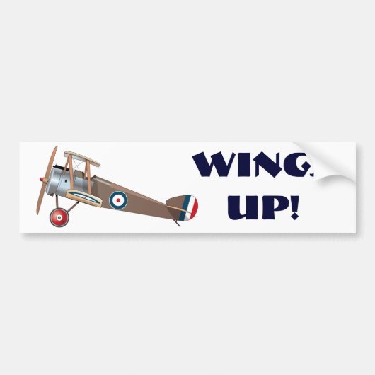 Sopwith Camel Bumpersticker (Voorkant)