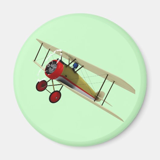 Sopwith Camel en Pilot Magneet (Voorkant)