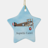 Sopwith Camel Keramisch Ornament (Rechts)