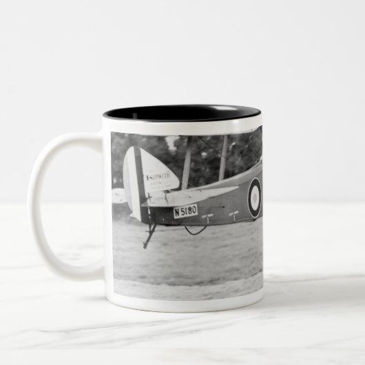 Sopwith Vliegtuig uit Tweekleurige Koffiemok (Links)