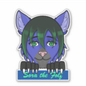 Sora het Folf venster sticker (Voorkant)