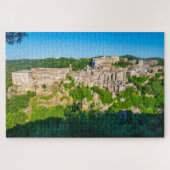 Sorano, Toscane, landschap in Italië Legpuzzel (Horizontaal)