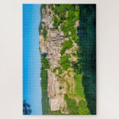Sorano, Toscane, landschap in Italië Legpuzzel (Verticaal)
