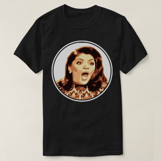 Soraya Montenegro Gasps in Spaanse Novela T-shirt (Design voorkant)