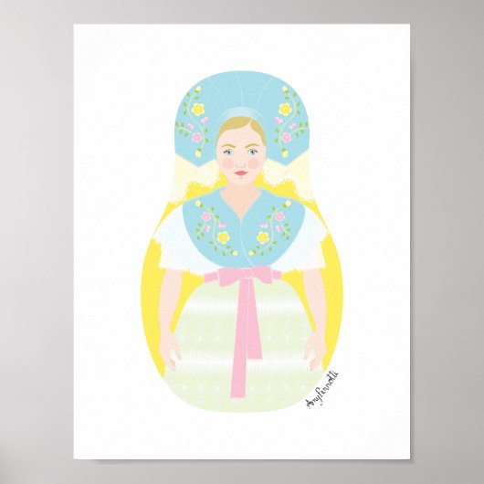 Sorb, Wend, Lusatiaanse Matroesjka Poster (Voorkant)