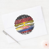 Sorben Sorbisch Deutsch Deutschland Baum Wurzel Ronde Sticker (Envelop)