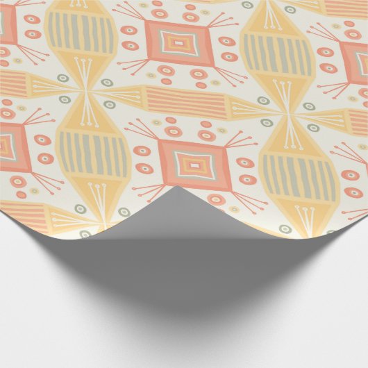 Sorbet Geometric Pattern Wrapping Paper Cadeaupapier (Hoek)