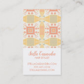 Sorbet Geometric Tegel Pattern Visitekaartje (Achterkant)